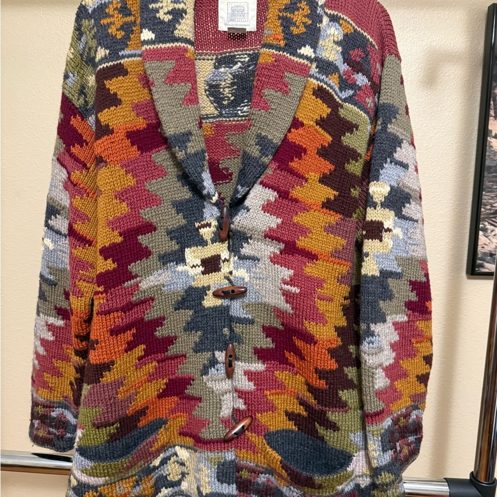 Colorful Zigzag Patterned Women's Sweater